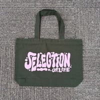 Selection of life. 発泡Print Tote Bag KHAKI