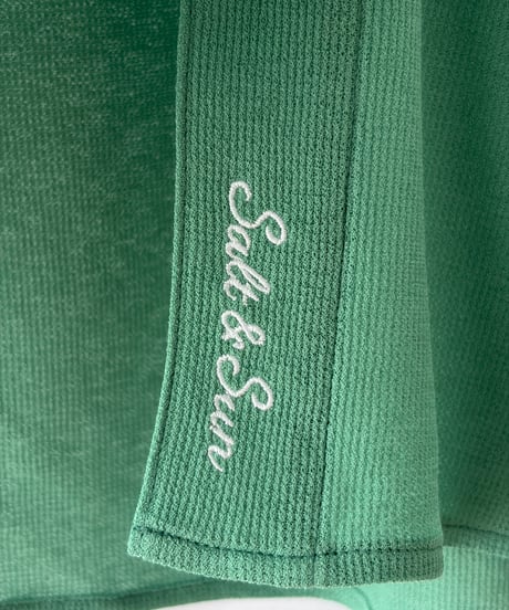 Sheer waffle shirt【3月中旬納期】