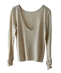 Linen blend  2way tee 【2027年3月上旬〜3月中旬】