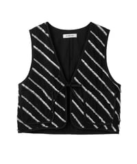 Jacquard vest【2027年３月上旬納期】