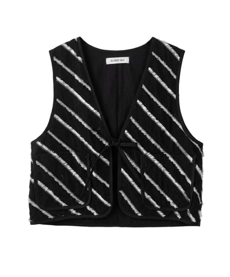 Jacquard vest【2027年３月上旬納期】