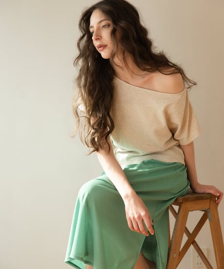 Sheer waffle skirt【3月中旬納期】