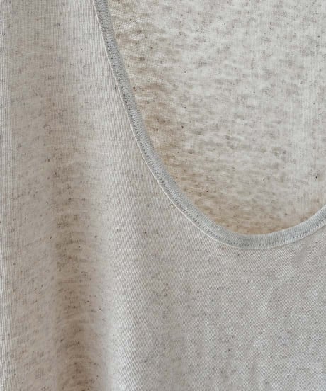 Linen blend  2way tee 【2027年3月上旬〜3月中旬】