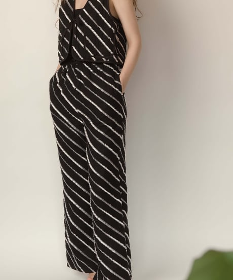Jacquard piping pants【3月上旬納期】