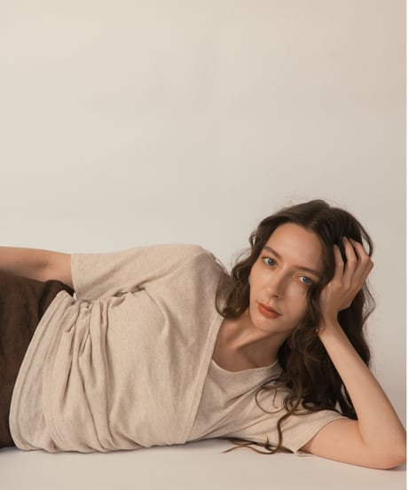Linen blend  wraptee 【2027年3月上旬〜３月中旬】