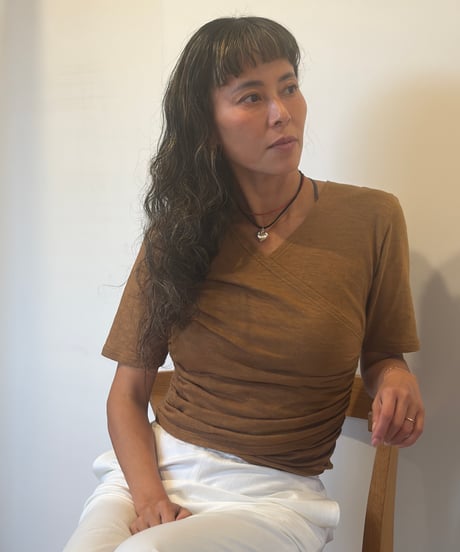 Linen blend  wraptee 【2027年3月上旬〜３月中旬】