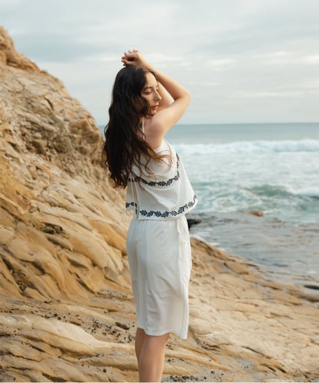 Embroidered camisole top【2027年4月上旬納期】