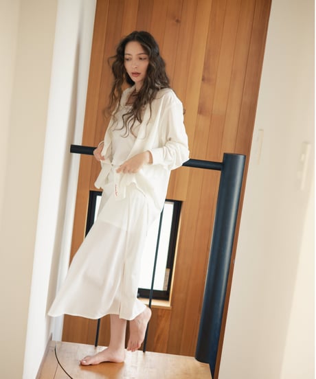 Sheer waffle skirt【3月中旬納期】