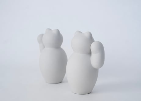 manekineko gray / 片手　菊池俊治
