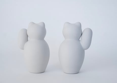 manekineko gray / 片手　菊池俊治