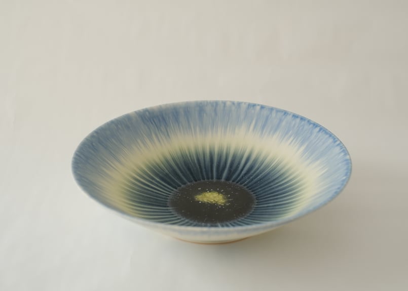 藍流し浅鉢LL 和田山真央 | Rohan