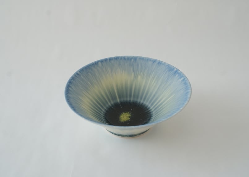 大人気 即完売 和田山真央 代表作 青流し 鉢 作家 器 大人気 即完売 和田山真央 代表作 青流し 鉢 作家 器 大人気 即完売 和田