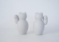 manekineko gray / 片手　菊池俊治