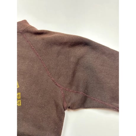 60s  VINTAGE COLLEGE SWEAT Size L程
