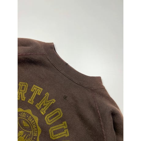 60s  VINTAGE COLLEGE SWEAT Size L程