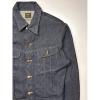 60s Lee 101-J "ONE WASH" DENIM JACKET MADE IN USA Size 42-REGULAR