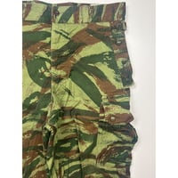 60s FRENCH MILITARY "LIZARD CAMO" PARATROOPER PANTS Size 33