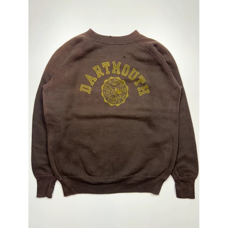 60s  VINTAGE COLLEGE SWEAT Size L程