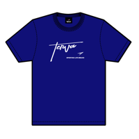 T-AVS001-RBL　TERVA　アニバーサリーサイン　クイックドライＴシャツ/ロイヤルブルー(プリントカラーホワイト)