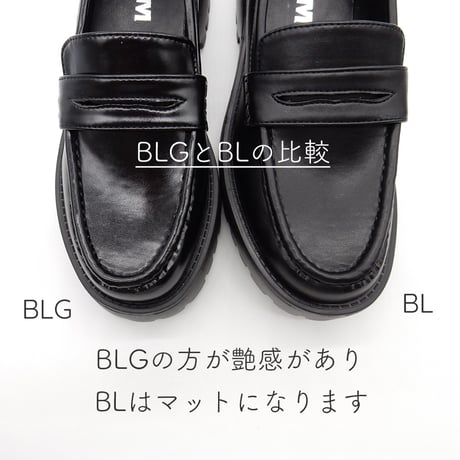 【22.5cm～25.0cm】【軽量/厚底】トラックソールローファー/WX500