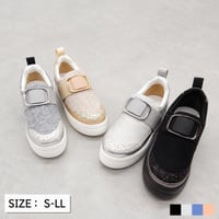 【2026AW 予約商品】 【S-LL】 スクエアバックルベルトスリッポンスニーカー/WX1805