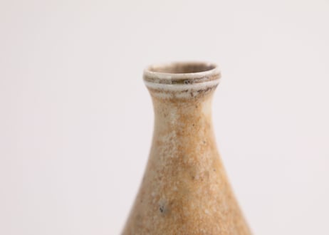 自然釉窯変一輪挿　Natural ash glaze kiln-change single-flower vase　R8-220
