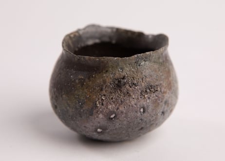 自然釉小壷　Small Jar with Natural Ash Glaze　F7_52