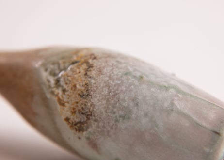 自然釉窯変一輪挿　Natural ash glaze kiln-change single-flower vase　R8-220
