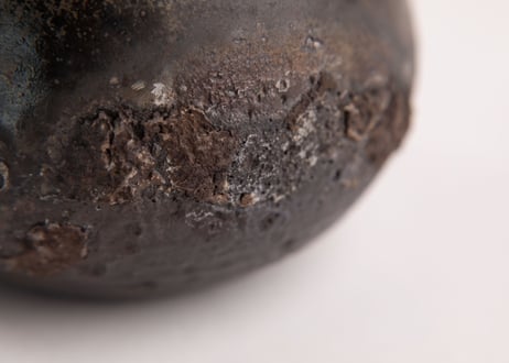 自然釉花入　Natural Ash-Glazed Flower Vessel　F7_30