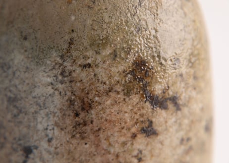 窯変扁花入　Flattened Kiln-Transformed Flower Vessel　F7_17