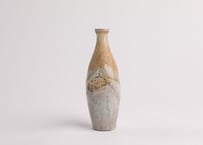 自然釉窯変一輪挿　Natural ash glaze kiln-change single-flower vase　R8-220