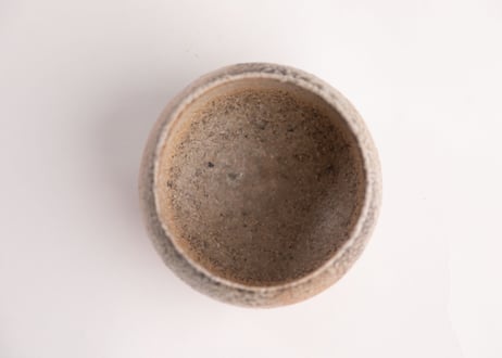 窯変緋色茶盌　Fire-flushed kiln-changed matcha bowl　TC-01