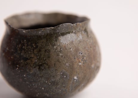 自然釉小壷　Small Jar with Natural Ash Glaze　F7_52