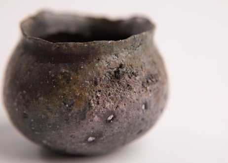 自然釉小壷　Small Jar with Natural Ash Glaze　F7_52
