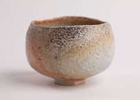 窯変緋色茶盌　Fire-flushed kiln-changed matcha bowl　TC-01