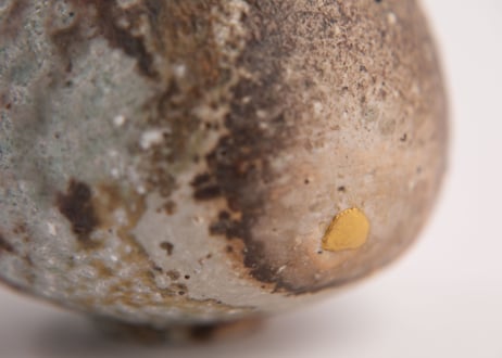 自然釉一輪挿　Single-Flower Vase with Natural Ash Glaze　F7_25