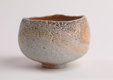 窯変緋色茶盌　Fire-flushed kiln-changed matcha bowl　TC-01