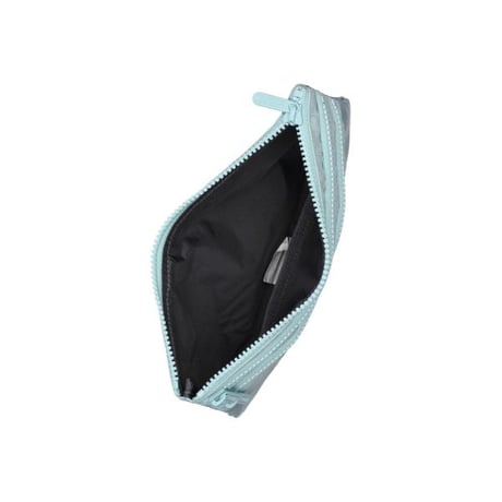 レスポートサック 3 ZIP COSMETIC POUCH AQUA BLUE SHINE 7158 MA17 lesportsac ポーチ