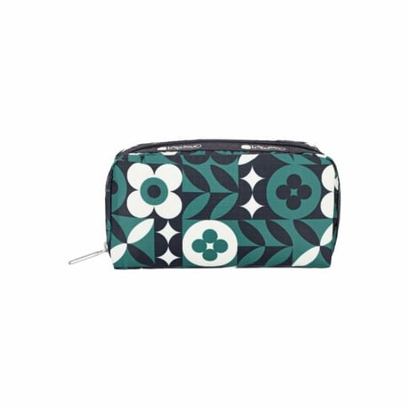 レスポートサック RECTANGULAR COSMETIC POUCH BOTANIC TILE 6511 HH09 lesportsac ポーチ