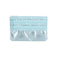 レスポートサック 3 ZIP COSMETIC POUCH AQUA BLUE SHINE 7158 MA17 lesportsac ポーチ