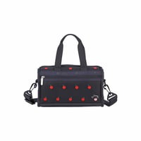 レスポートサック TOP HANDLE MINI DUFFEL CROSSBODY RED APPLE EMBROIDERY 3061 HG78 lesportsac ショルダーバッグ
