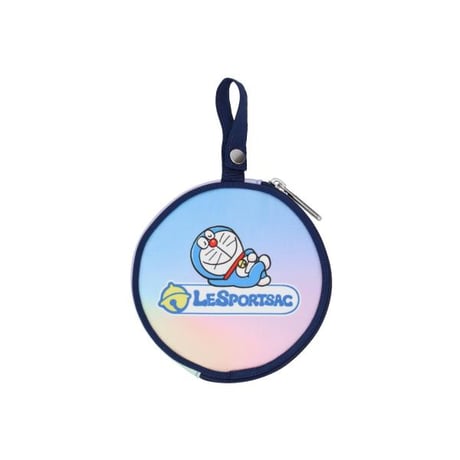 レスポートサック ドラえもん ROUND PIPING CHARM DORAEMON LOGO CHARM 2331 HH29 lesportsac ポーチ