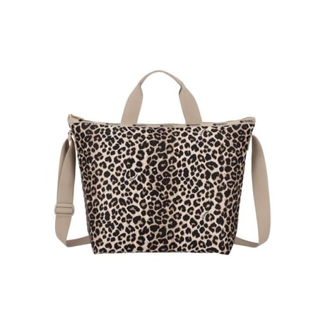 レスポートサック DELUXE EASY CARRY TOTE LATTE LEOPARD 4360 HH07 lesportsac トートバッグ