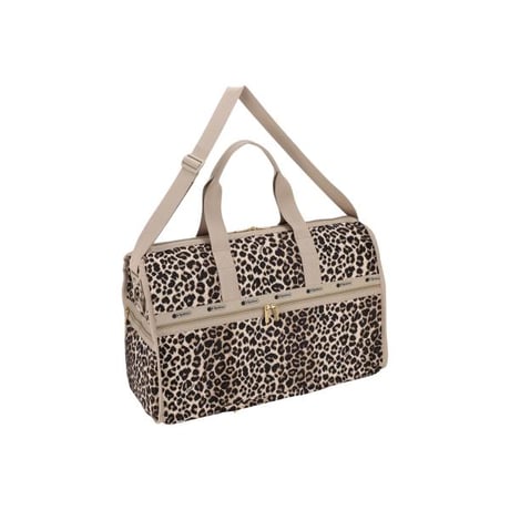レスポートサック DELUXE LARGE WEEKENDER LATTE LEOPARD 4319 HH07 lesportsac ショルダーバッグ
