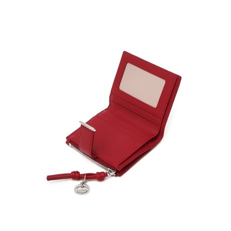 ジルスチュアート ベルテッド 二つ折り ウォレット Red JILL STUART 財布