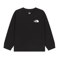 ザ・ノースフェイス K'S GO-TO LONG SLEEVE TEE キッズ ロングスリーブ Tシャツ Black THE NORTH FACE Tシャツ
