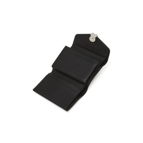 ジルスチュアート クラスプ 三つ折り ウォレット Black JILL STUART 財布