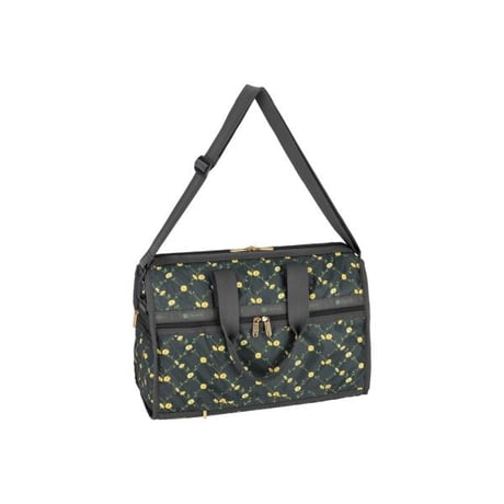 レスポートサック DELUXE MED WEEKENDER DAISY CROSS GREEN 4318 HC10 lesportsac ショルダーバッグ