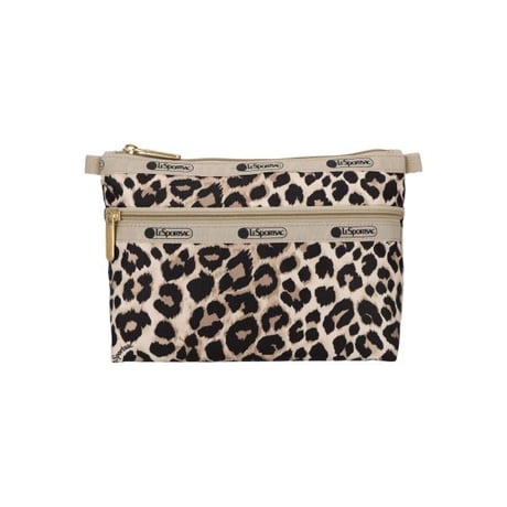 レスポートサック Cosmetic Clutch LATTE LEOPARD 7105 HH07 lesportsac ポーチ