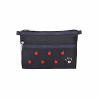レスポートサック Cosmetic Clutch RED APPLE EMBROIDERY 7105 HG78 lesportsac ポーチ